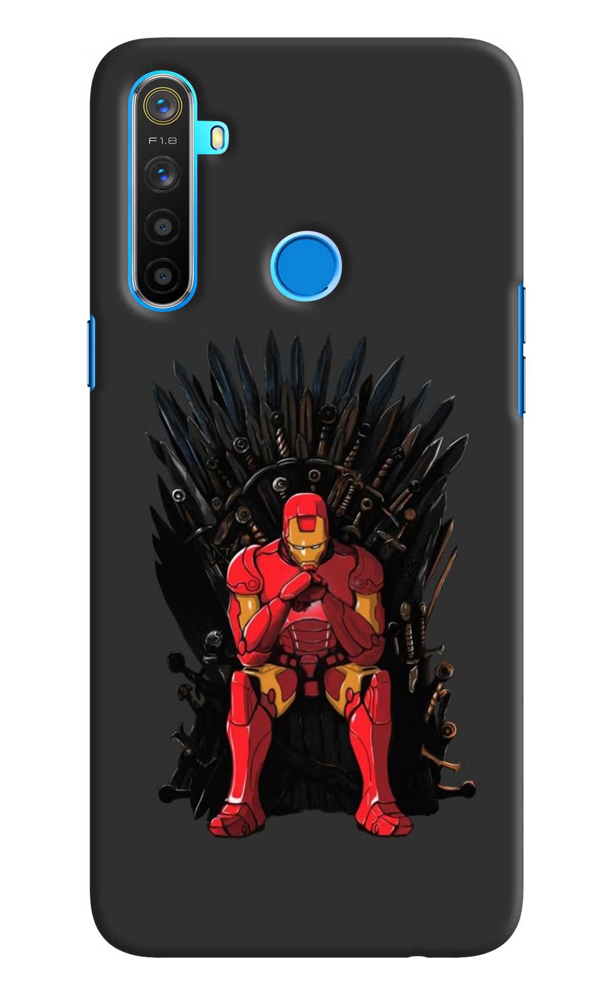 Ironman Throne Realme 5/5i/5s Hard Case Back Cover by Casekaro