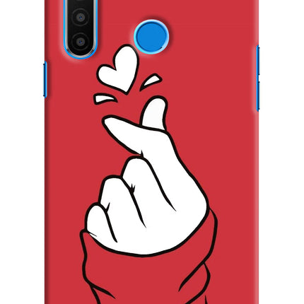 Korean Love Sign Realme 5/5i/5s Hard Case Back Cover by Casekaro