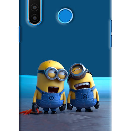 Minion Laughing Realme 5/5i/5s Hard Case Back Cover by Casekaro