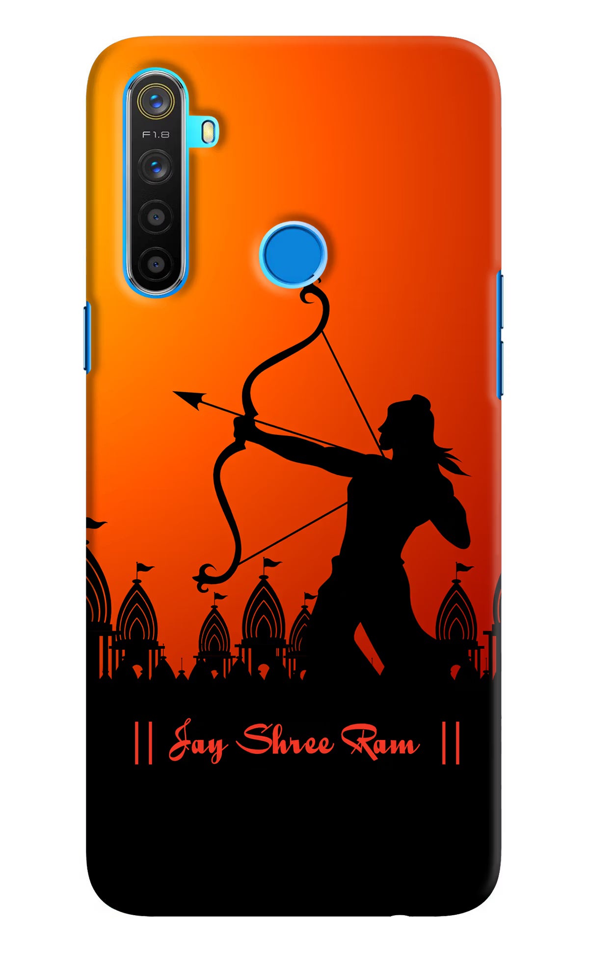 Lord Ram - 4 Realme 5/5i/5s Hard Case Back Cover by Casekaro