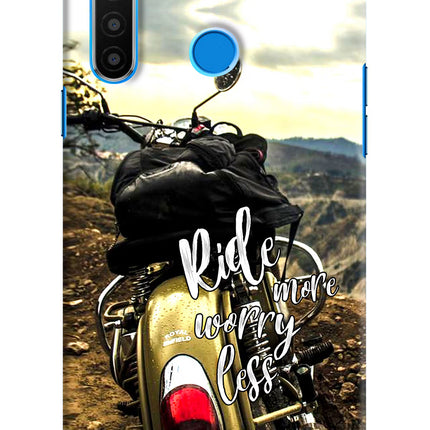 Ride More Worry Less Realme 5/5i/5s Hard Case Back Cover by Casekaro