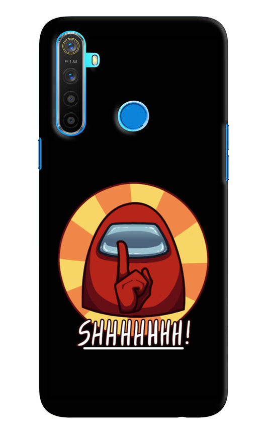 Among Us Shhh! Realme 5/5i/5s Hard Case Back Cover by Casekaro