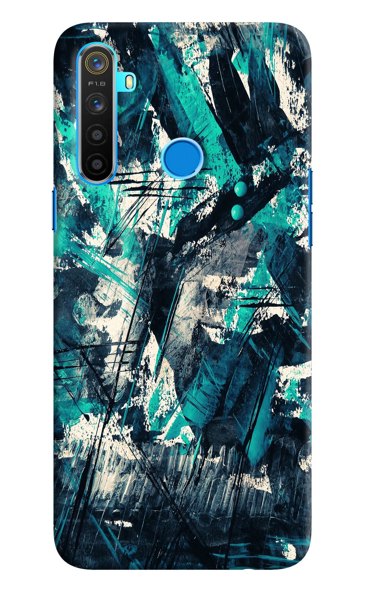 Artwork Realme 5/5i/5s Hard Case Back Cover by Casekaro