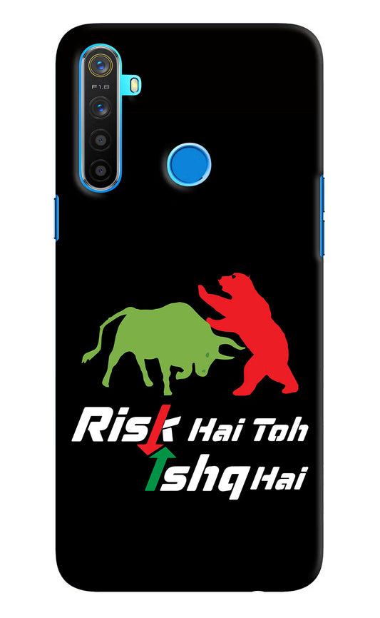 Risk Hai Toh Ishq Hai Realme 5/5i/5s Hard Case Back Cover by Casekaro