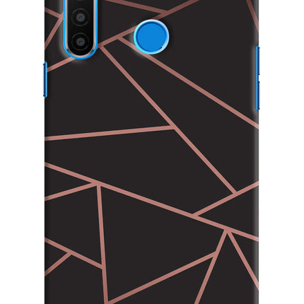 Geometric Pattern Realme 5/5i/5s Hard Case Back Cover by Casekaro