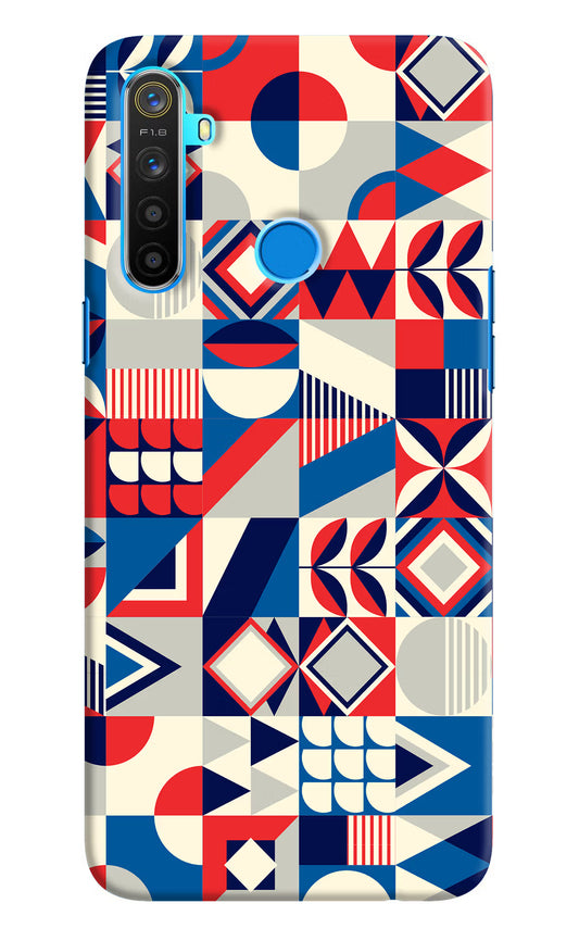 Colorful Pattern Realme 5/5i/5s Hard Case Back Cover by Casekaro