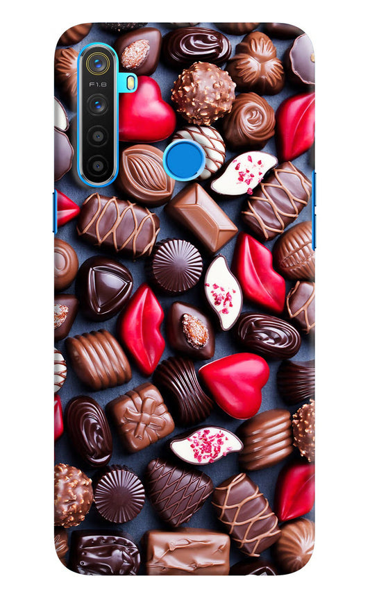Chocolates Realme 5/5i/5s Hard Case Back Cover by Casekaro