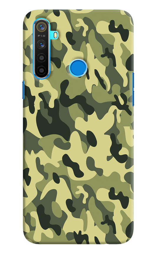 Camouflage Realme 5/5i/5s Hard Case Back Cover by Casekaro