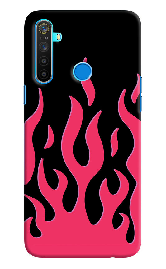 Fire Flames Realme 5/5i/5s Hard Case Back Cover by Casekaro