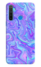 Glitter Realme 5/5i/5s Hard Case Back Cover by Casekaro