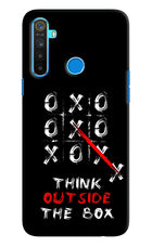Think out of the BOX Realme 5/5i/5s Hard Case Back Cover by Casekaro