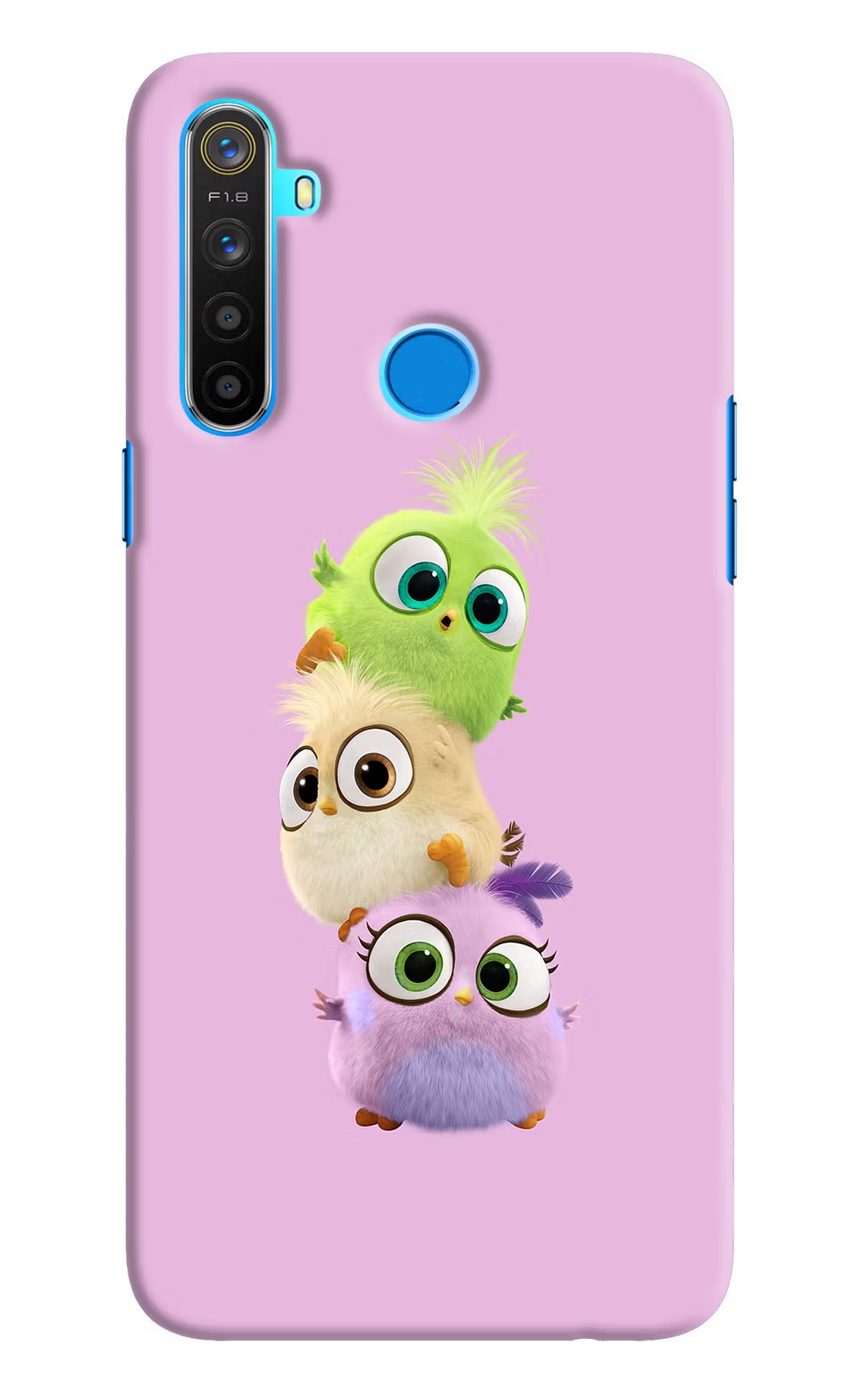 Cute Little Birds Realme 5/5i/5s Hard Case Back Cover by Casekaro