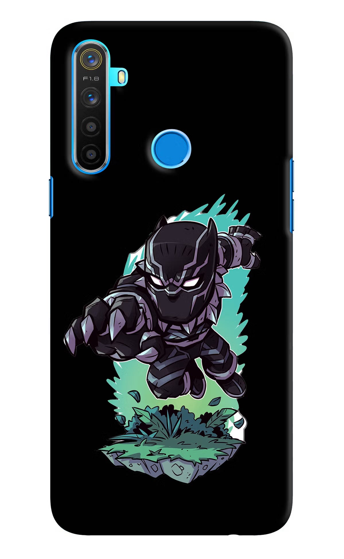 Black Panther Realme 5/5i/5s Hard Case Back Cover by Casekaro