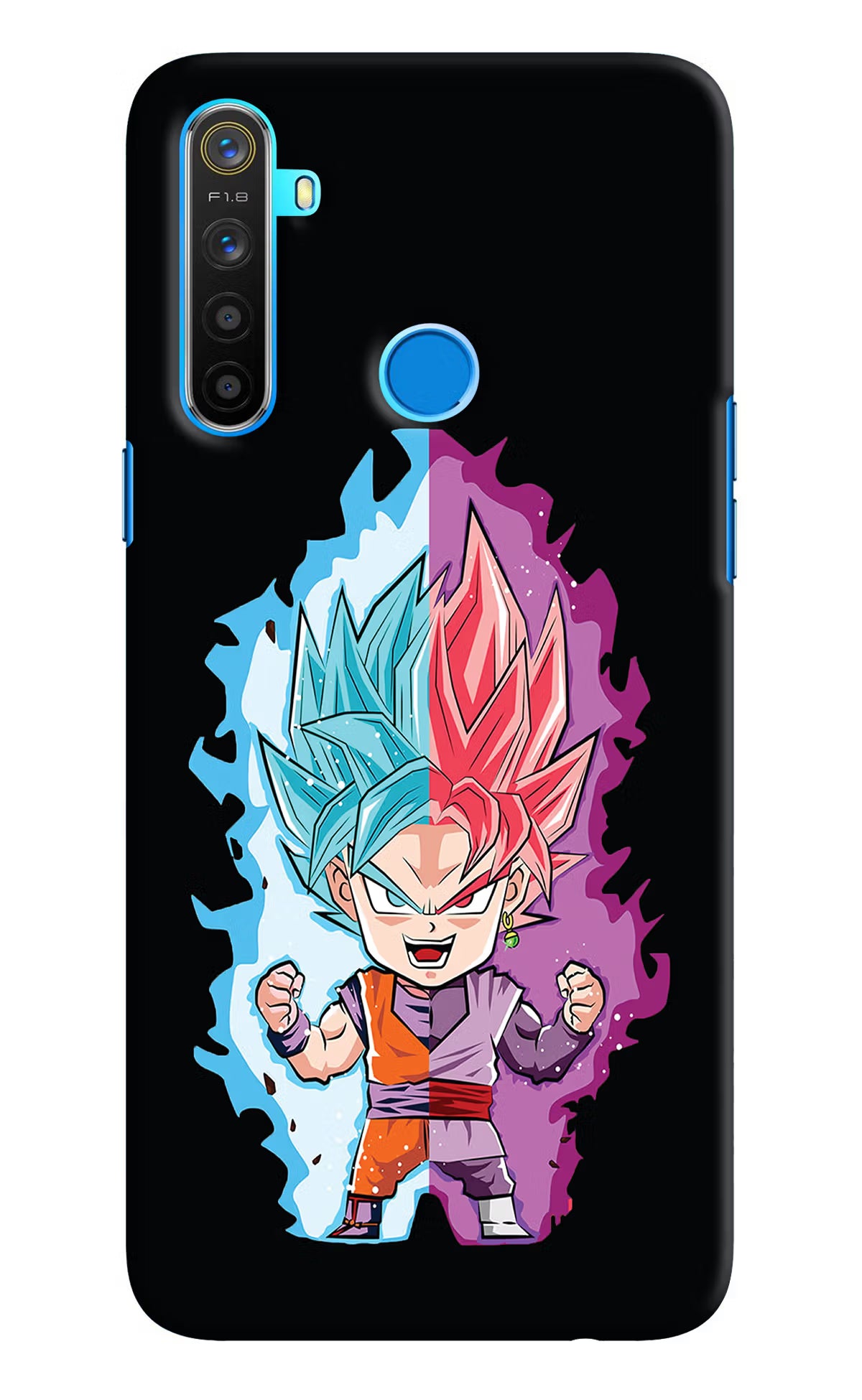 Chota Goku Realme 5/5i/5s Hard Case Back Cover by Casekaro