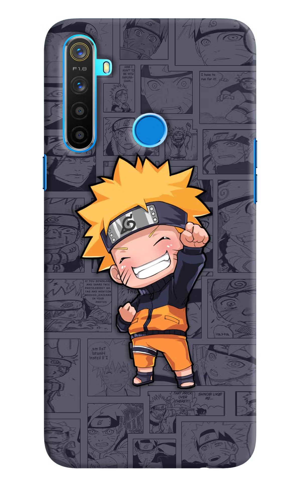 Chota Naruto Realme 5/5i/5s Hard Case Back Cover by Casekaro