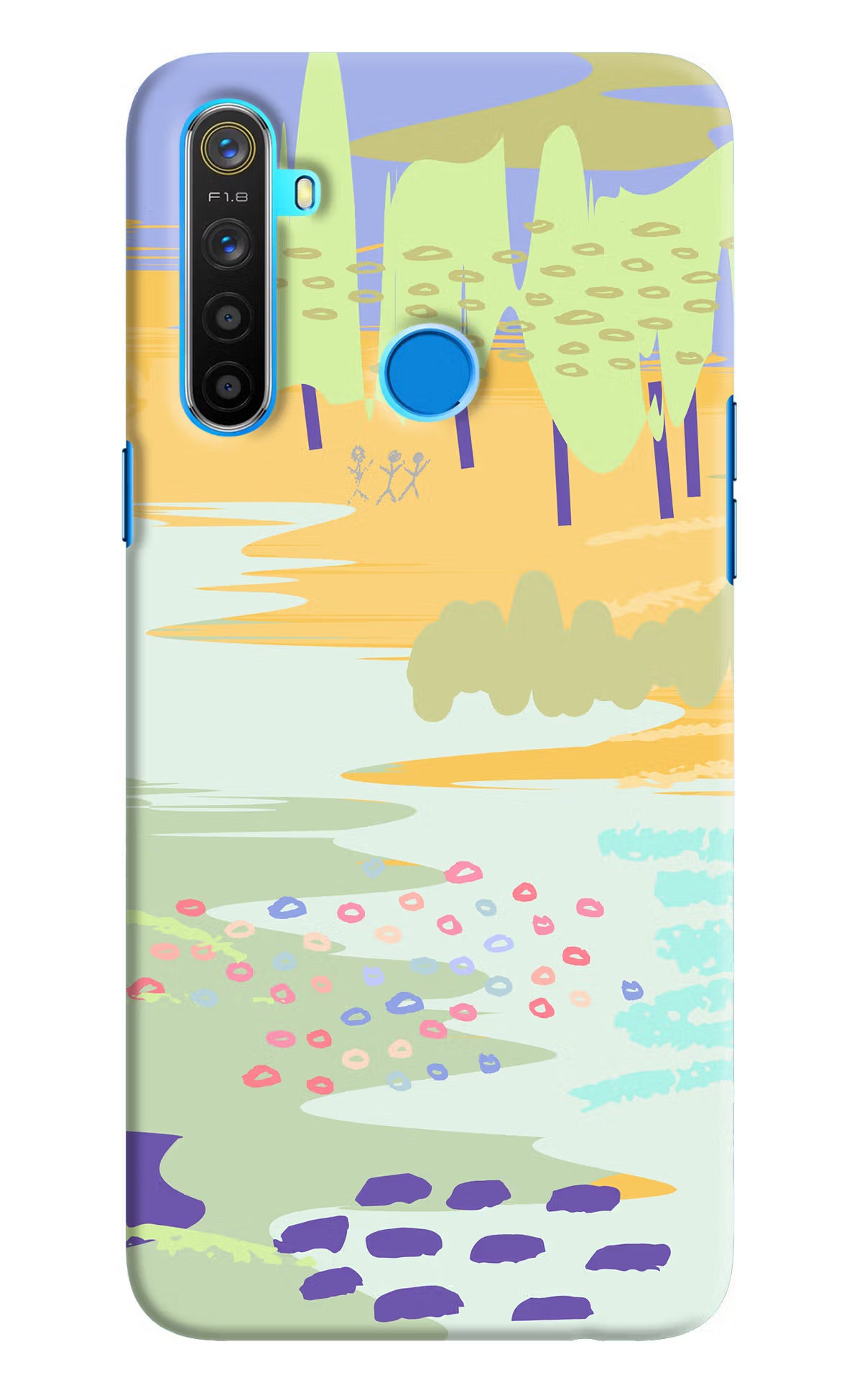 Scenery Realme 5/5i/5s Hard Case Back Cover by Casekaro
