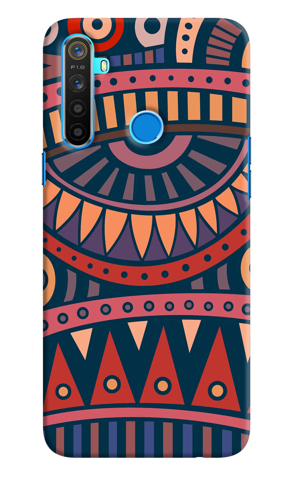 African Culture Design Realme 5/5i/5s Hard Case Back Cover by Casekaro