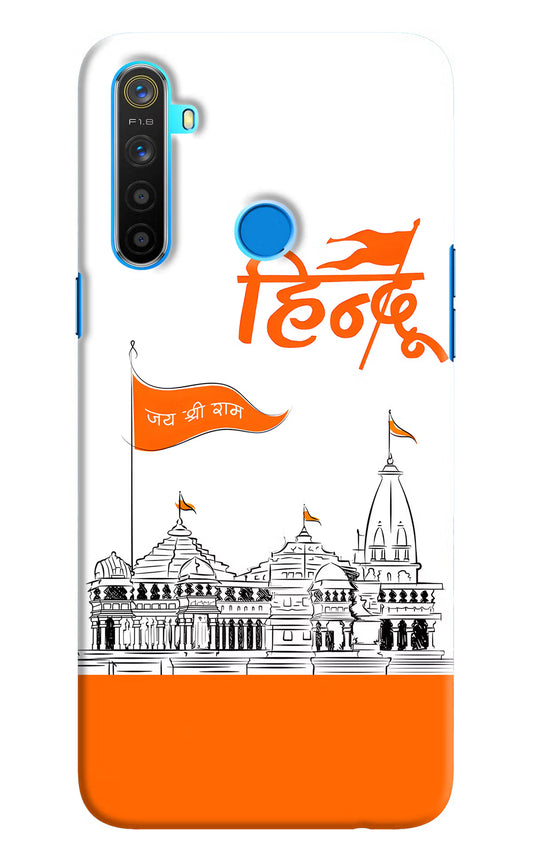 Jai Shree Ram Hindu Realme 5/5i/5s Hard Case Back Cover by Casekaro