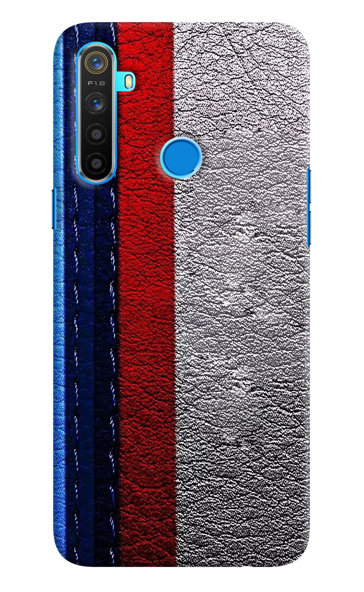 BMW Stripes Realme 5/5i/5s Hard Case Back Cover by Casekaro