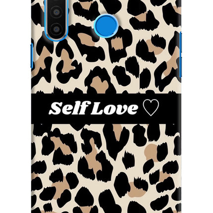 Leopard Print Self Love Realme 5/5i/5s Hard Case Back Cover by Casekaro
