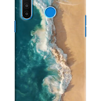 Ocean Beach Realme 5/5i/5s Hard Case Back Cover by Casekaro