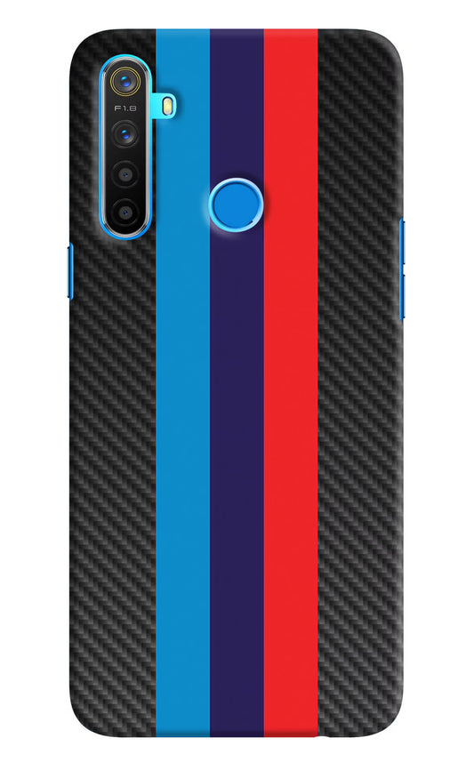 BMW Stripes Pattern Realme 5/5i/5s Hard Case Back Cover by Casekaro