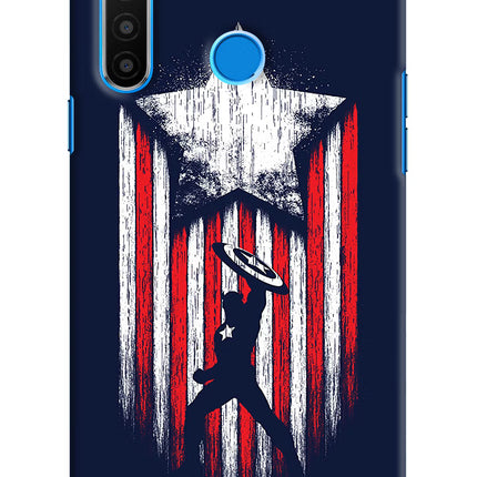Captain America Marvel Art Realme 5/5i/5s Hard Case Back Cover by Casekaro
