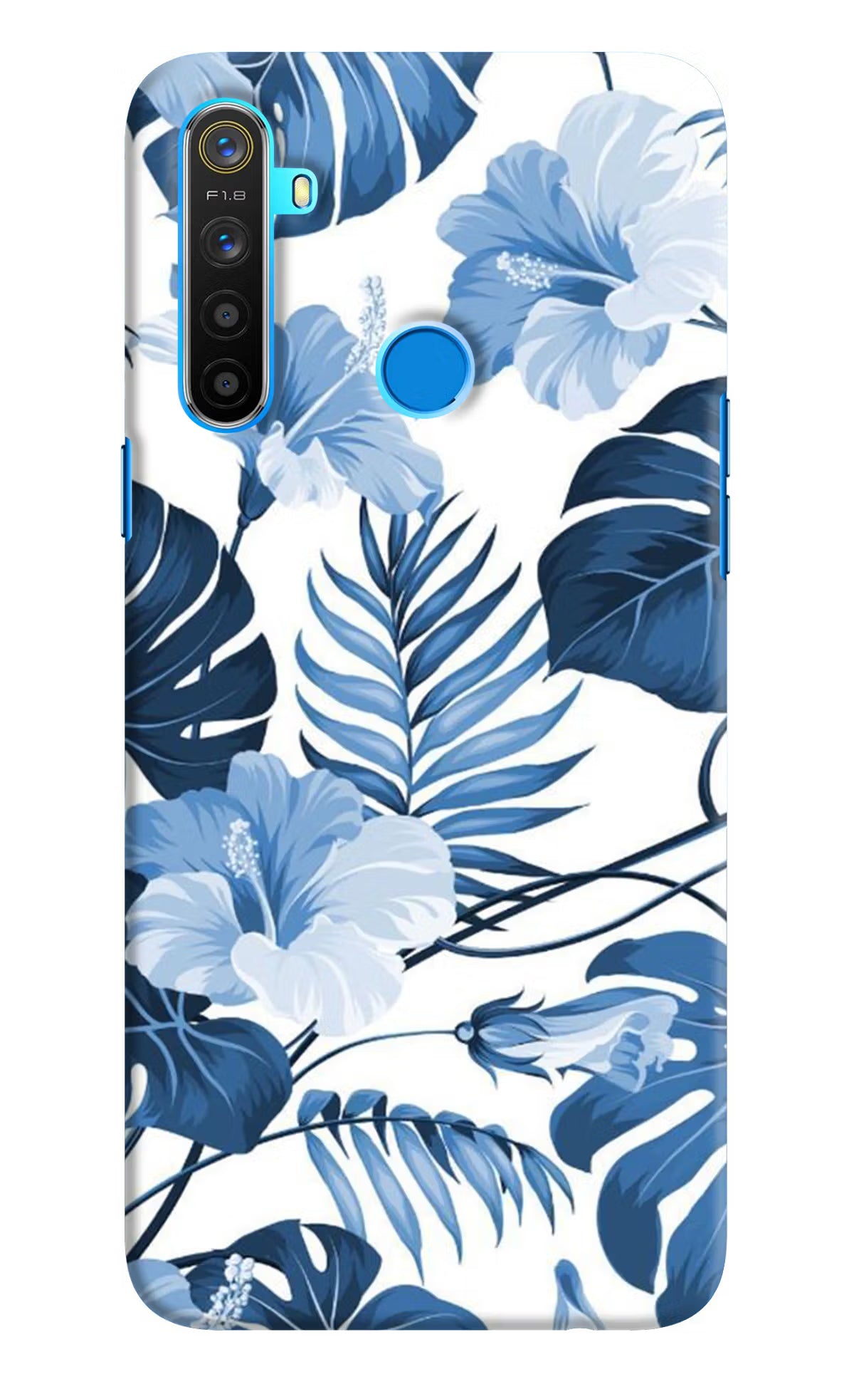 Fabric Art Realme 5/5i/5s Hard Case Back Cover by Casekaro
