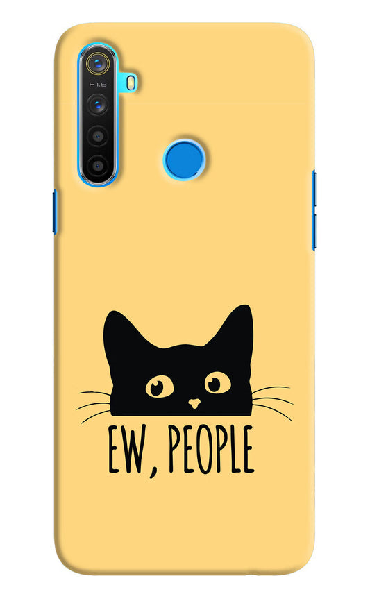 Ew People Catitude Realme 5/5i/5s Hard Case Back Cover by Casekaro
