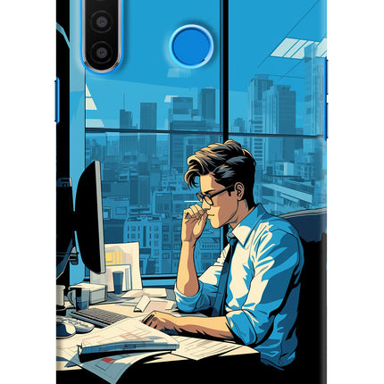 Focused Hustler (AI Generated) Realme 5/5i/5s Hard Case Back Cover by Casekaro