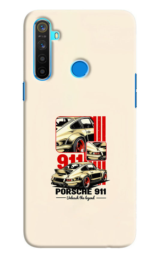 Classic Porsche 911 Realme 5/5i/5s Hard Case Back Cover by Casekaro