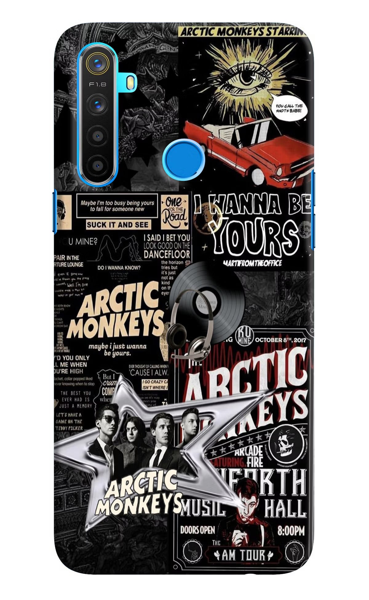 Arctic Monkeys Realme 5/5i/5s Hard Case Back Cover by Casekaro