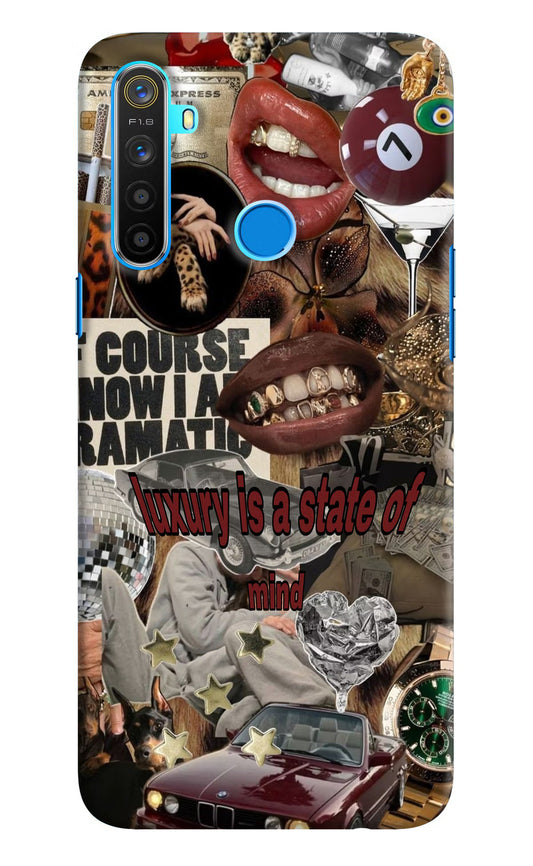 Luxury Realme 5/5i/5s Hard Case Back Cover by Casekaro