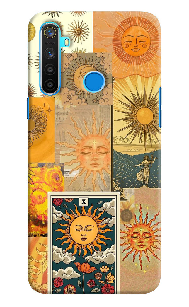 Sun Realme 5/5i/5s Hard Case Back Cover by Casekaro
