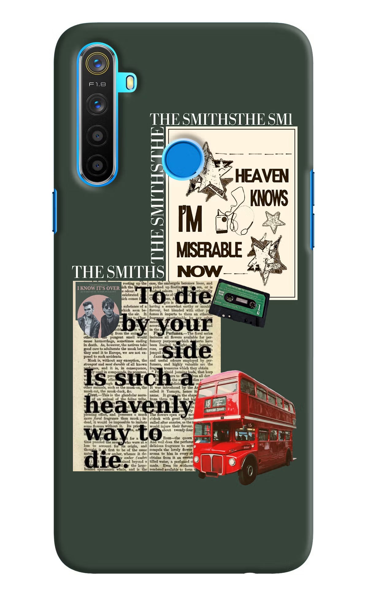 The Smiths Realme 5/5i/5s Hard Case Back Cover by Casekaro