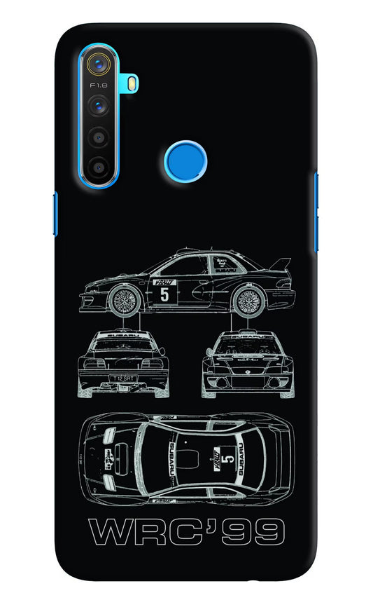 WRC'99 Realme 5/5i/5s Hard Case Back Cover by Casekaro