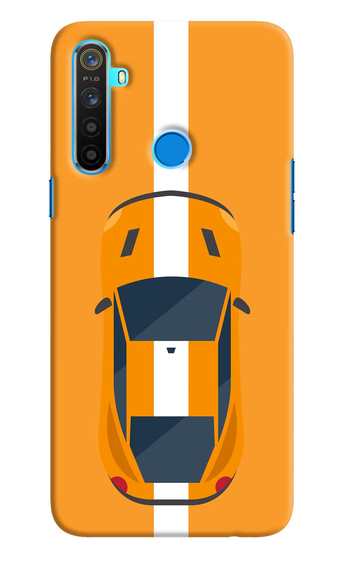 Highway Pursuit Realme 5/5i/5s Hard Case Back Cover by Casekaro