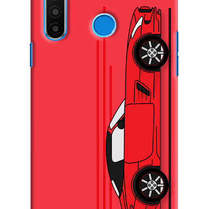 Red Velocity Realme 5/5i/5s Hard Case Back Cover by Casekaro