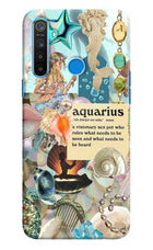 Aquarius Zodiac Realme 5/5i/5s Hard Case Back Cover by Casekaro
