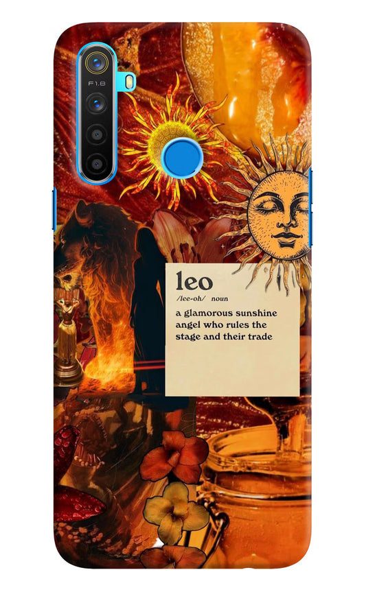 Leo Zodiac Realme 5/5i/5s Hard Case Back Cover by Casekaro