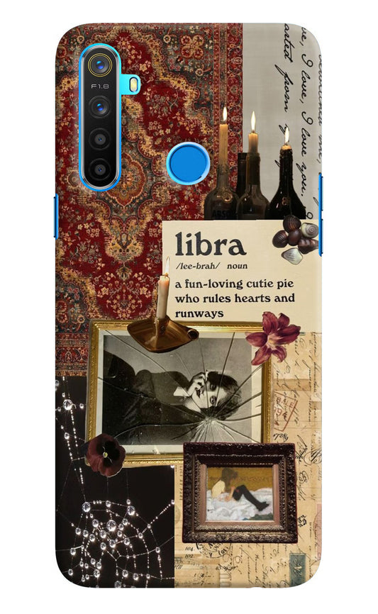 Libra Zodiac Realme 5/5i/5s Hard Case Back Cover by Casekaro