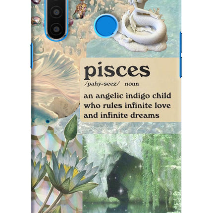 Pisces Zodiac Realme 5/5i/5s Hard Case Back Cover by Casekaro