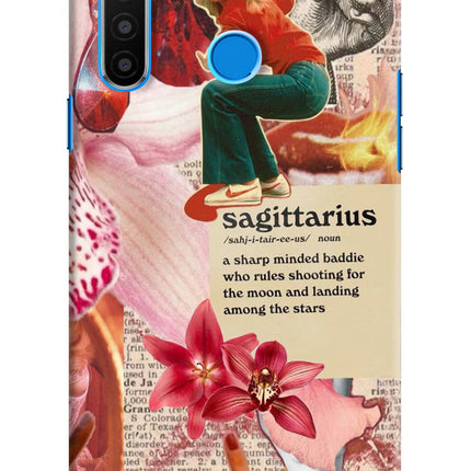 Sagittarius Zodiac Realme 5/5i/5s Hard Case Back Cover by Casekaro