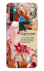 Sagittarius Zodiac Realme 5/5i/5s Hard Case Back Cover by Casekaro