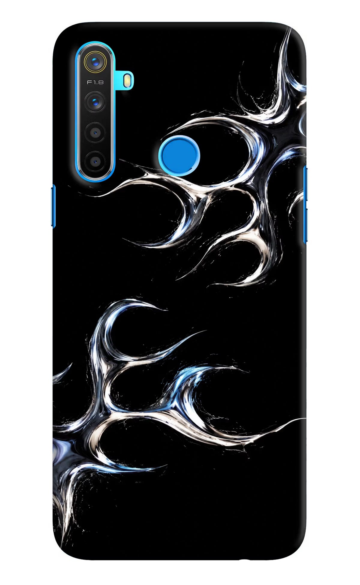 Chrome Tribal Realme 5/5i/5s Hard Case Back Cover by Casekaro