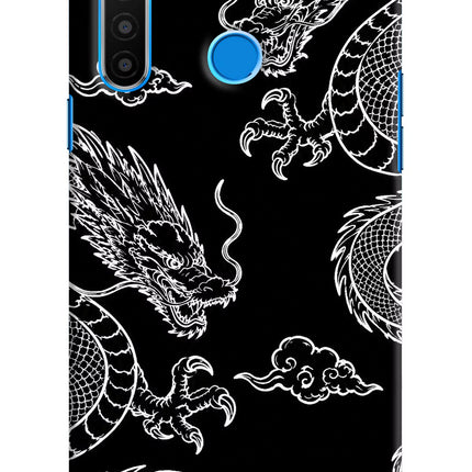 Twin Dragons Realme 5/5i/5s Hard Case Back Cover by Casekaro