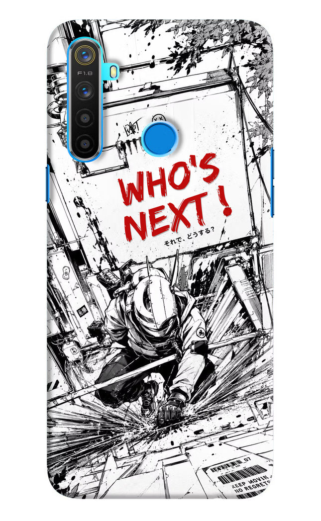 Who's Next Realme 5/5i/5s Hard Case Back Cover by Casekaro