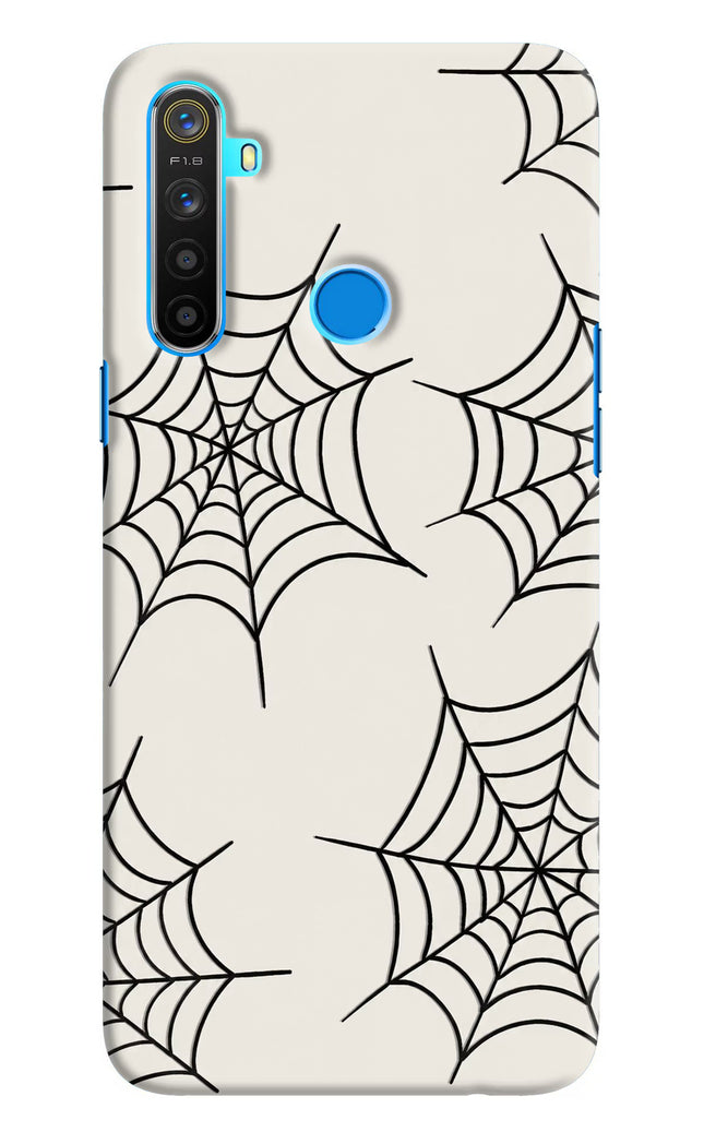 Spider Web Realme 5/5i/5s Hard Case Back Cover by Casekaro