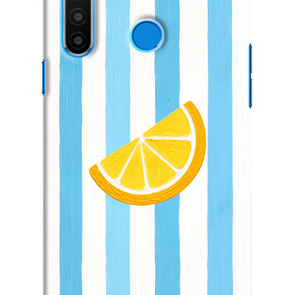 Summer Lemon Realme 5/5i/5s Hard Case Back Cover by Casekaro