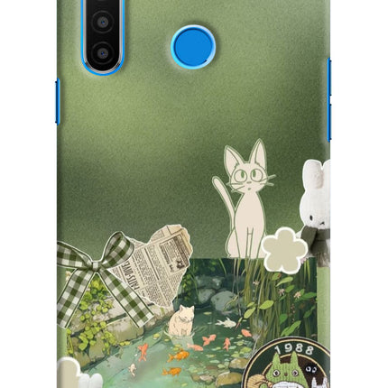 Aesthetic anime Realme 5/5i/5s Hard Case Back Cover by Casekaro